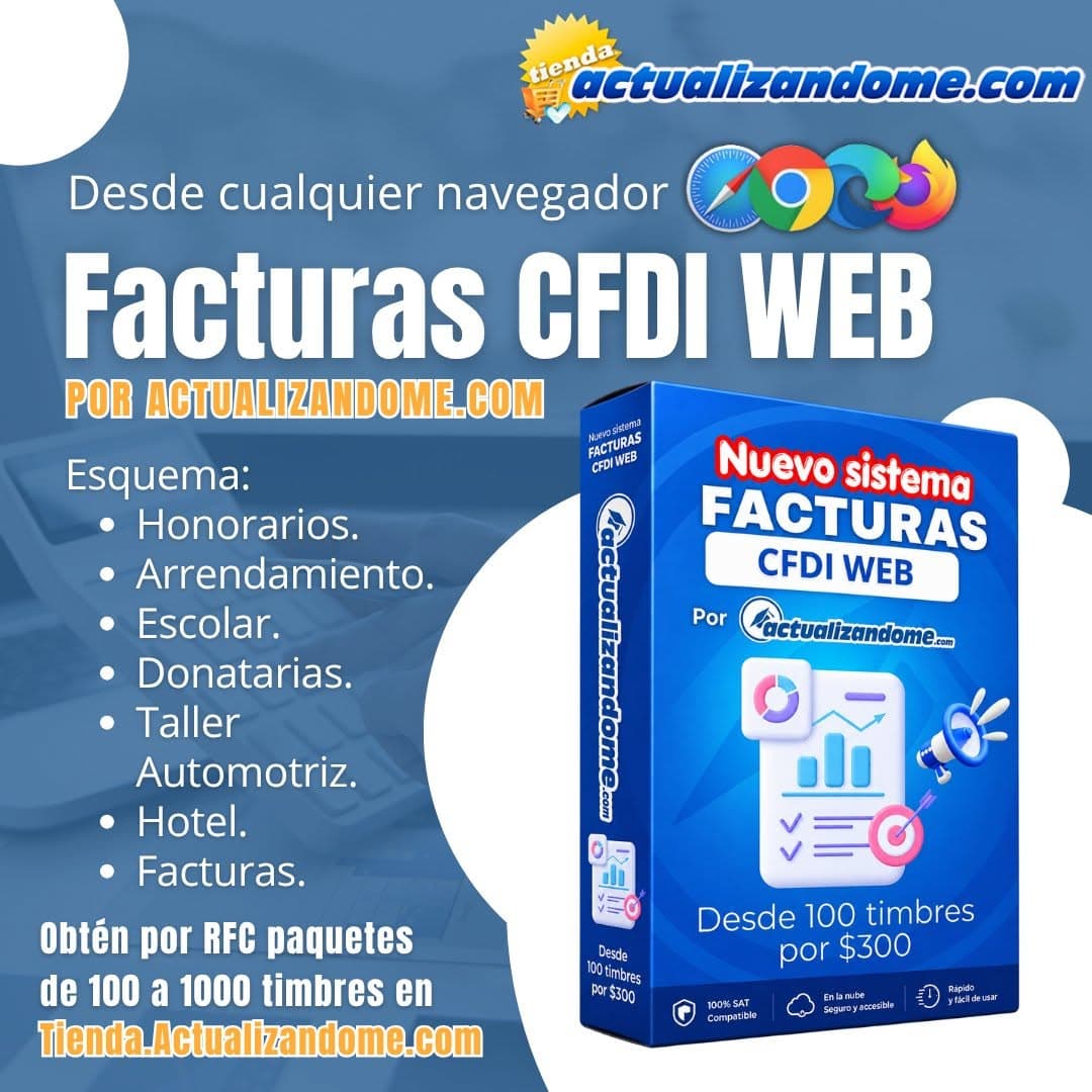 Facturas CFDI Web por actualizandome.com